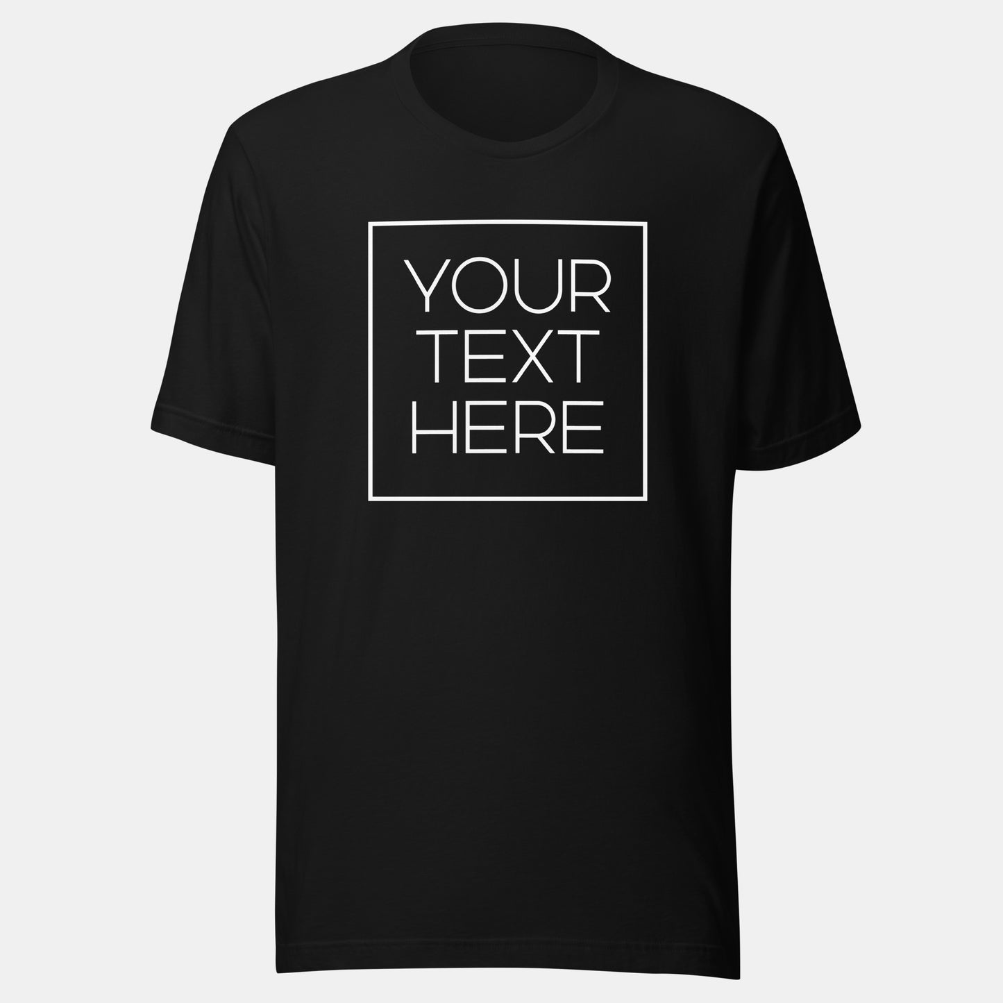 CUSTOM TEXT BOX SHIRT