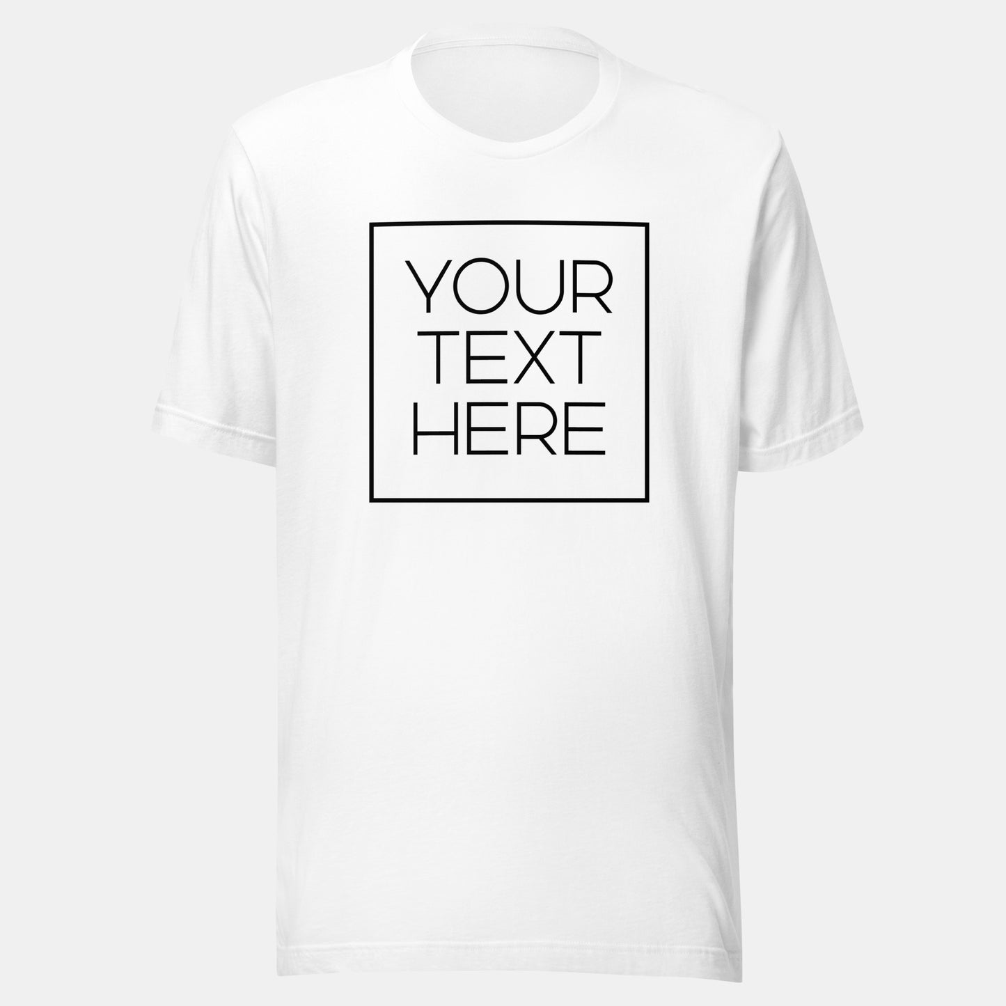 CUSTOM TEXT BOX SHIRT
