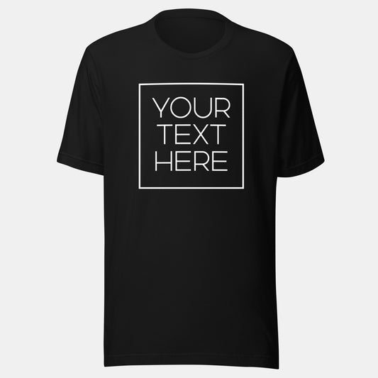 CUSTOM TEXT BOX SHIRT